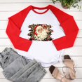 thumbnail image 4 of USSUMA Women's Pullover Tops - Women's Stretch Moire T Shirt Christmas Gnome Polka Dots Womens Sweatshirts Casual Tops Dressy Polka Dots Oversized Womens Tops 2022, 4 of 7