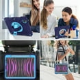 thumbnail image 5 of ELEHOLD for iPad Pro 11 inch 2022/2021/2020/2018 iPad Air 5/Air 4 Rugged Case, Shockproof Heavy Duty Protective Cover with Handle Strap & Pencil Holder & Kickstand & Shoulder Strap -  Navy Blue, 5 of 13