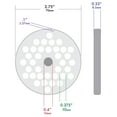 thumbnail image 3 of TSM #10/12 Stainless Steel Meat Grinder Plate (3/8"), 3 of 4