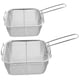 thumbnail image 1 of Oil Frying Basket Stainless Steel for Kitchen Use 2Pcs Reusable Fry Basket, 1 of 5