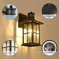 thumbnail image 3 of Lámparas de pared para exteriores FLEDAVID con sensor de movimiento impermeables, paquete de 2, 3 of 6