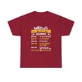 thumbnail image 2 of Funny Contractor Hourly Rate Price Chart Labor Day T-Shirt, 2 of 2