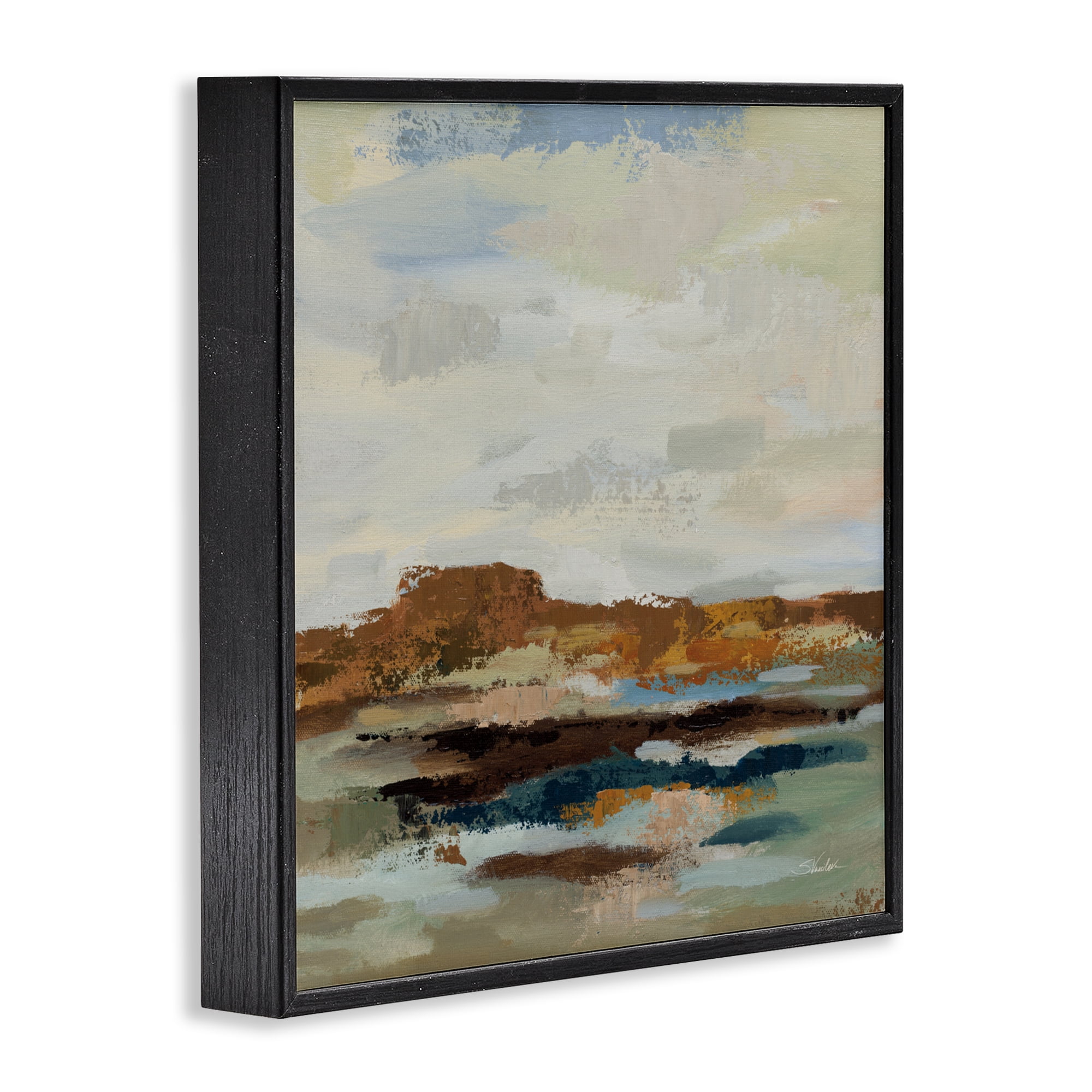 Stupell Industries American West Abstract Black Framed Giclee Art, design by Silvia Vassileva