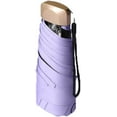 thumbnail image 1 of HUGFEGWE Parapluie Miniature pour Sac à Main Sac à Dos, Mini Parapluie, Petit Parapluie de Voyage Compact Mini Coupe-Vent, Léger Compact et Portable Protection UV et Éblouissement, 8 Couleurs CJB91-81567, 1 of 9