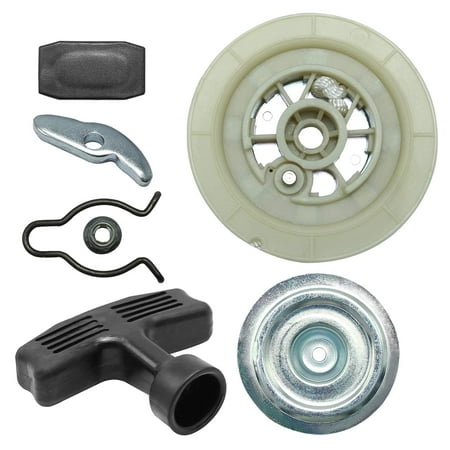 XD4-Recoil Starter Pull Start Replacement for Yamaha Bruin 350, Grizzly 350 400 450 660, Kodiak 400 450 4x4 ATVs Pull Rewind Starter Assembly 5UH-15710-00-00 GH-15710-21-00*04