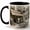 Black, variant on French Artist Cafe 11oz Ceramic Mug, Paris Street Coffee Cup, Cafe Art Lover Gift