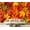 Color 4, variant on Wall Mural Peel and Stick Fall Rustic Cabin by River Autumn Foliage Snow Capped Mountains Self-Adhesive Wallpaper Removable Wall Decal Wall Sticker Home Decor for Living Room Bedroom 69"x96"
