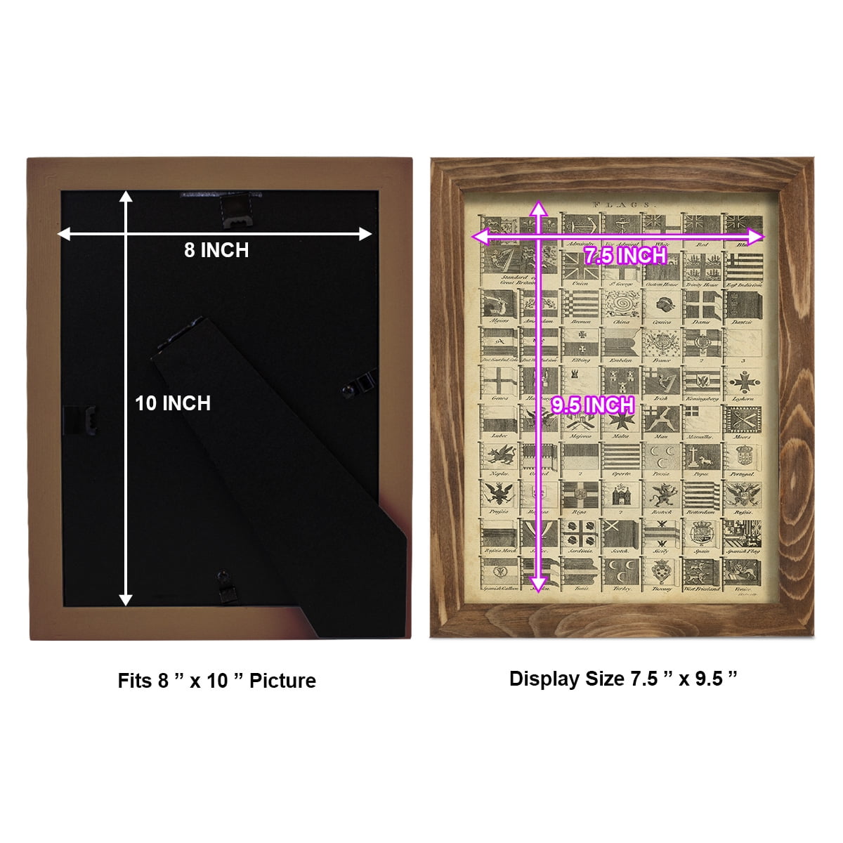 Encyclopediae VII -Framed Print w/glass-Walnut
