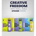 thumbnail image 2 of Premium Printable Vinyl Sticker Paper for Inkjet Printer and Laser - 50 White Matte Sticker Paper Waterproof - Durability Adhesive Paper 8.5 x 11, Fa, 2 of 9