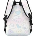 thumbnail image 4 of Cinnamoroll Backpack Withe Side Pokect Large Suitable For Men Women ​hiking Camping Picnic Kawaii Gifts, 4 of 7
