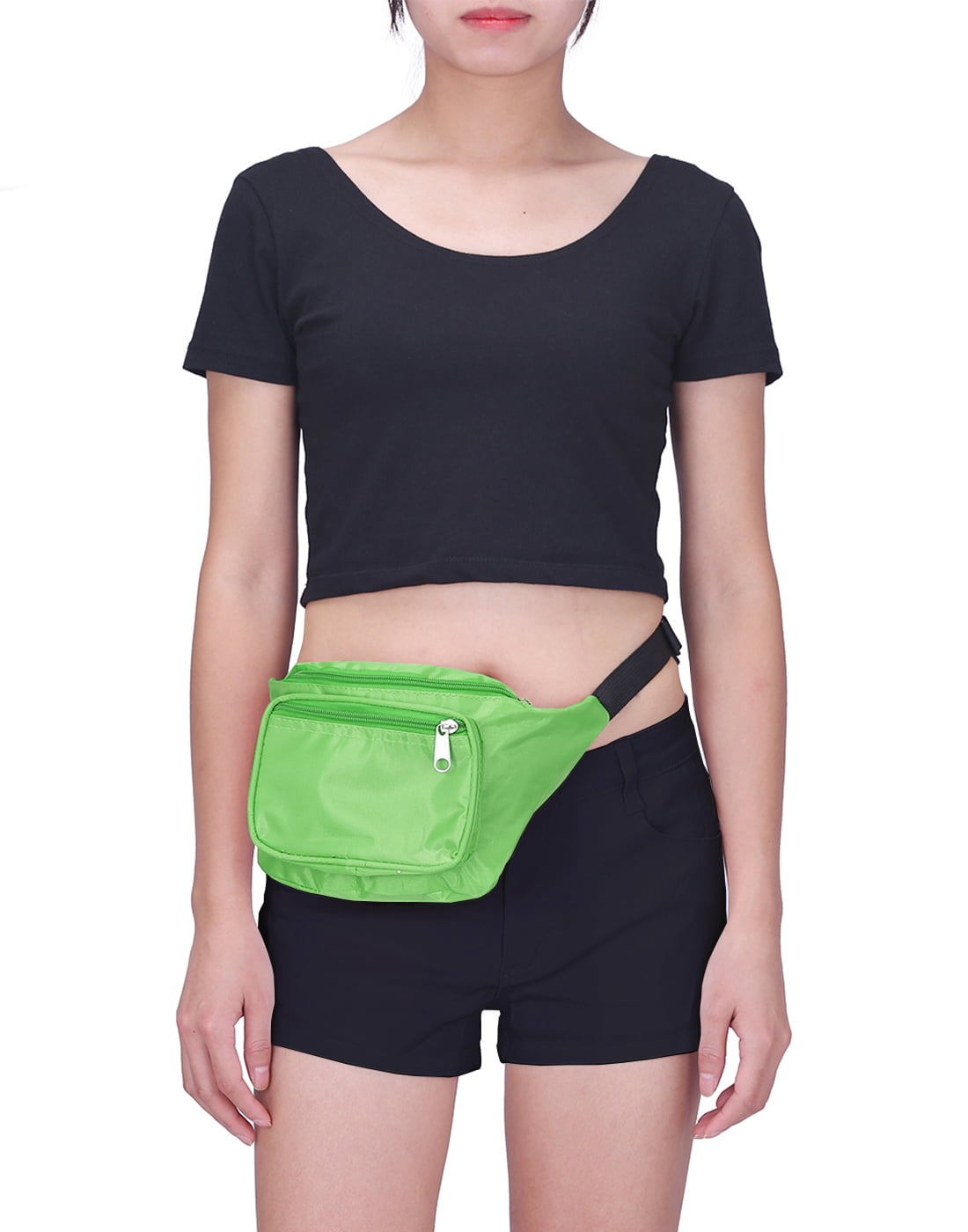 HDE Fanny Pack [80's Style] Waist Pack Outdoor Travel Crossbody Hip Bag