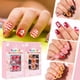thumbnail image 4 of 120 Unids / set Lindas Puntas de Uñas Autoadhesivas Presione en Uñas Postizas para Niños DIY Nail DOUBORQ Punta de uñas, 4 of 7