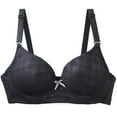 thumbnail image 2 of SROBPTY Plus Size Bra for Women, Womens Push Up Bra, Women's Plus Size Underwire Floral Print Push Up Support Breathable C Cups Bras Black,6XL, 2 of 3