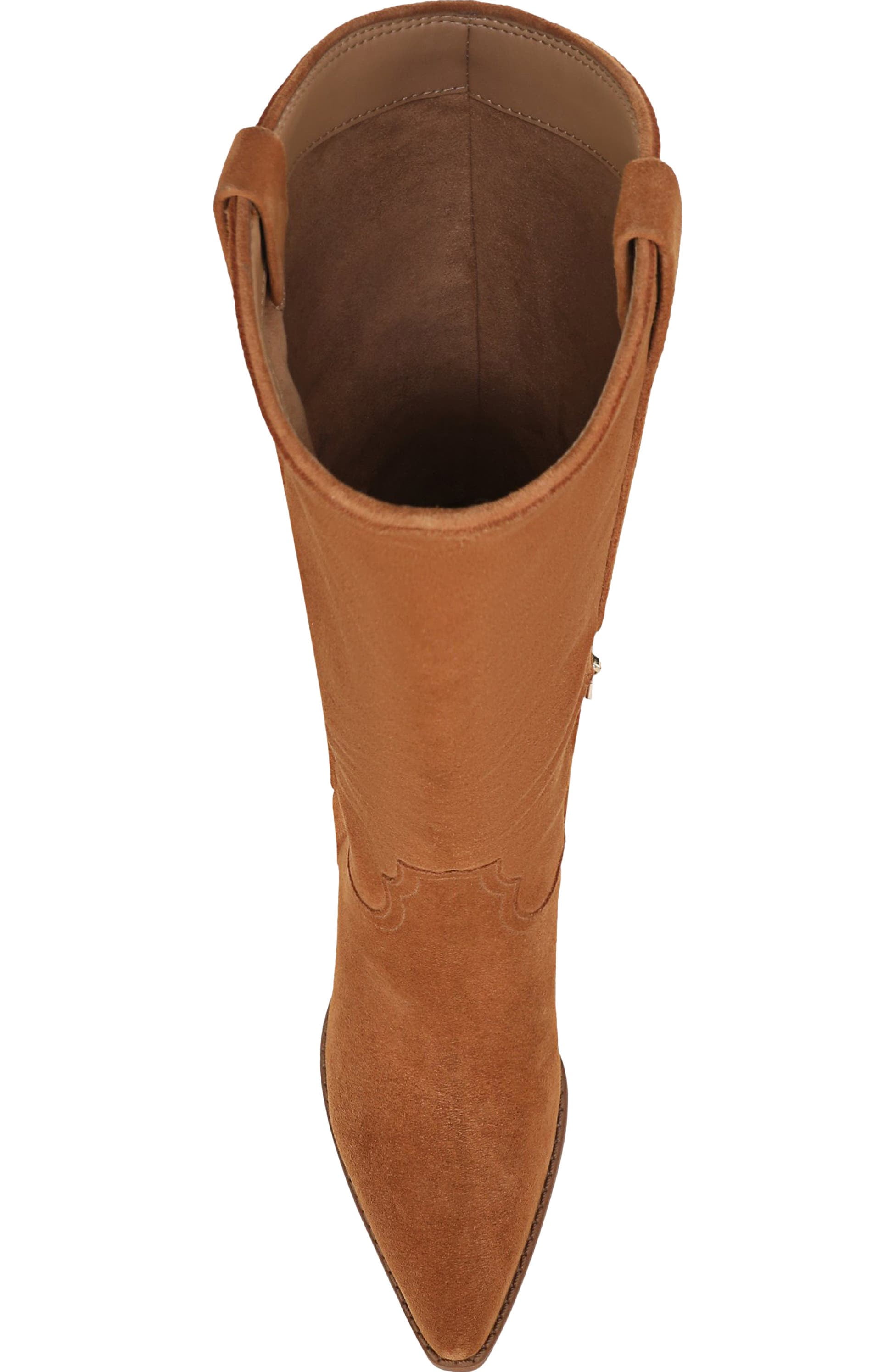 Sam Edelman Women's Wyatt Western Boot Frontier Brown 7M - Walmart.com