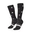 thumbnail image 3 of Salouo Star Gazing Cat Illustration Print Women's Men's Ankle Socks 1-pack Casual Athletic Socks for Unisex Adult Moisture-Wicking Socks for Daily Wear/Running/Sport, 3 of 8