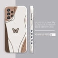 thumbnail image 3 of Case For Samsung Galaxy A91 A73 A72 A71 A52 A51 A33 A31 A02S AO3S 4G 5G Colour Liquid silicone Case Beautiful Butterfly, 3 of 5