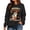A-Black, variant on Sweatshirt for Women Spooky Season Sweatshirt Halloween Crewneck Sweatshirt Graphic Lightweight Pullover Tops Fall Sweatshirt