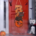 thumbnail image 4 of Halloween Decorations Ghost Hanging Sign Front Door Hanger Wreath Decor, 4 of 6
