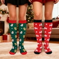 thumbnail image 7 of Funny Christmas Knee High Festival Socks for Women Teens Girls - Secret Santa Gifts Novelty Fun Crew Funky Cute Crazy Snowman Reindeer Gingerbread Xmas Holiday Socks Stocking Stuffers, 7 of 7
