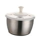 thumbnail image 3 of Centrifugadora de ensaladas grande con tapa, escurridor, recipiente y colador. Centrifugadora multiusos para lechuga, secadora de verduras, lavadora d, 3 of 9