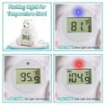 thumbnail image 5 of Baby Bath Tthermometer Baby Safety Digital Room and Bath Thermometer with LCD Display Cute Polar Bear Shape Bath Temperature Toy, 5 of 7