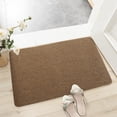 thumbnail image 3 of Greyghost Absorbent Doormat Non Slip Rubber Backing Door Mat for Front Back Cotton Microfiber Rug  Dark Gray  19.69 x 31.5 Inch, 3 of 6