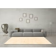 thumbnail image 3 of Ahgly Company Indoor Round Solid Orange Modern Area Rugs, 7' Round, 3 of 4