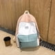 thumbnail image 2 of Mochila sencilla de Color sólido estilo japonés coreano para adolescentes, mochila escolar informal para estudiantes, mochila de viaje de nailon impermeable Sincero  Hogar, 2 of 8