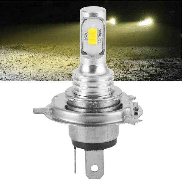 H4 Ampoule Phare Antibrouillard LED Ampoule Puce Pour Moto Voiture W/H4  Prise 80W DC 12V 24Vjaune 1500K 