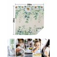 thumbnail image 4 of Green Eucalyptus Leaves Cloth Napkins Set of 6 Reusable Dinner Napkins, Spring Daily Flowers Botanical Linen Cocktail Napkin Washable Table Napkins for Wedding/Holiday Party/Baby Shower 20"x20", 4 of 7
