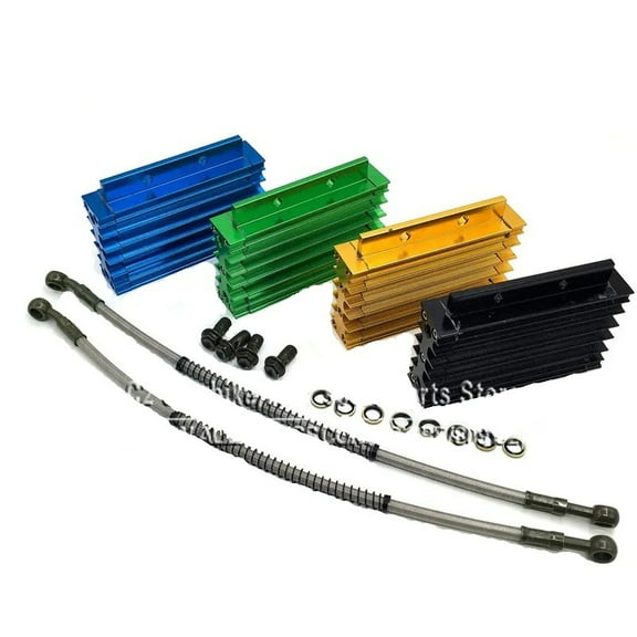Applies to Aluminum Alloy Oil Cooler Kit for LIFAN 110 125CC PIT DIRT BIKE CRF Oil Monkey Bike ATV Quad Motorcycle