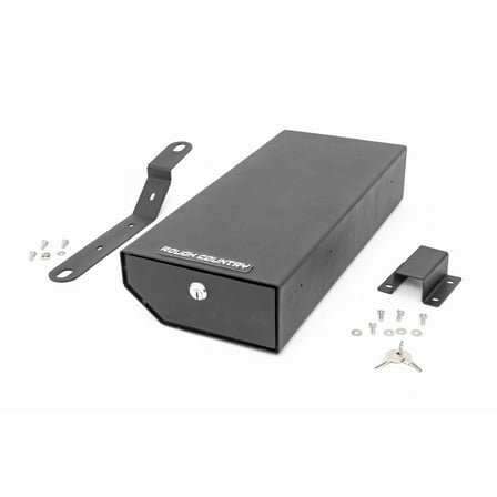 Rough Country Under Seat Lock Box for 2007-2018 Jeep Wrangler JK/JKU - 99035