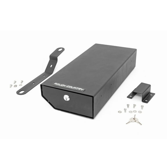 Rough Country Under Seat Lock Box for 2007-2018 Jeep Wrangler JK/JKU - 99035