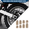 thumbnail image 3 of Unique Bargains Rear Brass Wheel Spoke Balance Weights Refill with Wrench Tool Metal 8pcs/Set Gold Tone for Motorcycle, 3 of 7