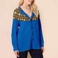 thumbnail image 1 of TINZ Cardigan Veste Style Ethnique Imprimé pour Femmes Veste d'Automne et d'Hiver pour Femmes Long Cardigan Léopard pour Femmes Cardigan à Franges pour Femmes Chandail Cardigan, 1 of 4