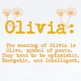 thumbnail image 2 of CafePress - The Meaning Of Olivia Body Suit - Long Sleeve Cotton Baby Bodysuit, 2 of 4