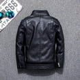 thumbnail image 4 of Boys Leather Jackets Studded Fashion Girls Motorcycle Kids Jacket, 4 of 7