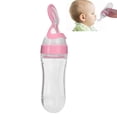 thumbnail image 4 of Cuchara 90ml Biberón De Silicona Para Bebés Y Niños Pequeños Con Cuchara Alimentador Exprimidor De Cereales De Comida Fresca, 4 of 8