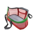 thumbnail image 4 of Bolsa de transporte para mascotas perfecl plegable transpirable viaje portátil lado suave malla comp rojo verde, 4 of 8