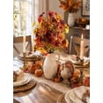 thumbnail image 3 of Artificial Fall Flowers for Outdoor,Artificial Fall Bouquet with Ground Stake,UV Resistant Faux Autumn Floral Ground‑Stake,Topiary Ball with Stake,Realistic Fake Plants for Garden,Porch,Yard,Patio, 3 of 5