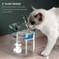 thumbnail image 1 of Fuente De Agua Para Gatos Dispensador automático de agua para mascotas de 1,8 l, bebedor inteligente silencioso para mascotas para gatos, perros, conejos y mascotas Sywqhk Libre de BPA, 1 of 7