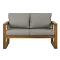thumbnail image 4 of Causeuse moderne pour patio de 132,08 cm (52 po) - Brun, 4 of 6