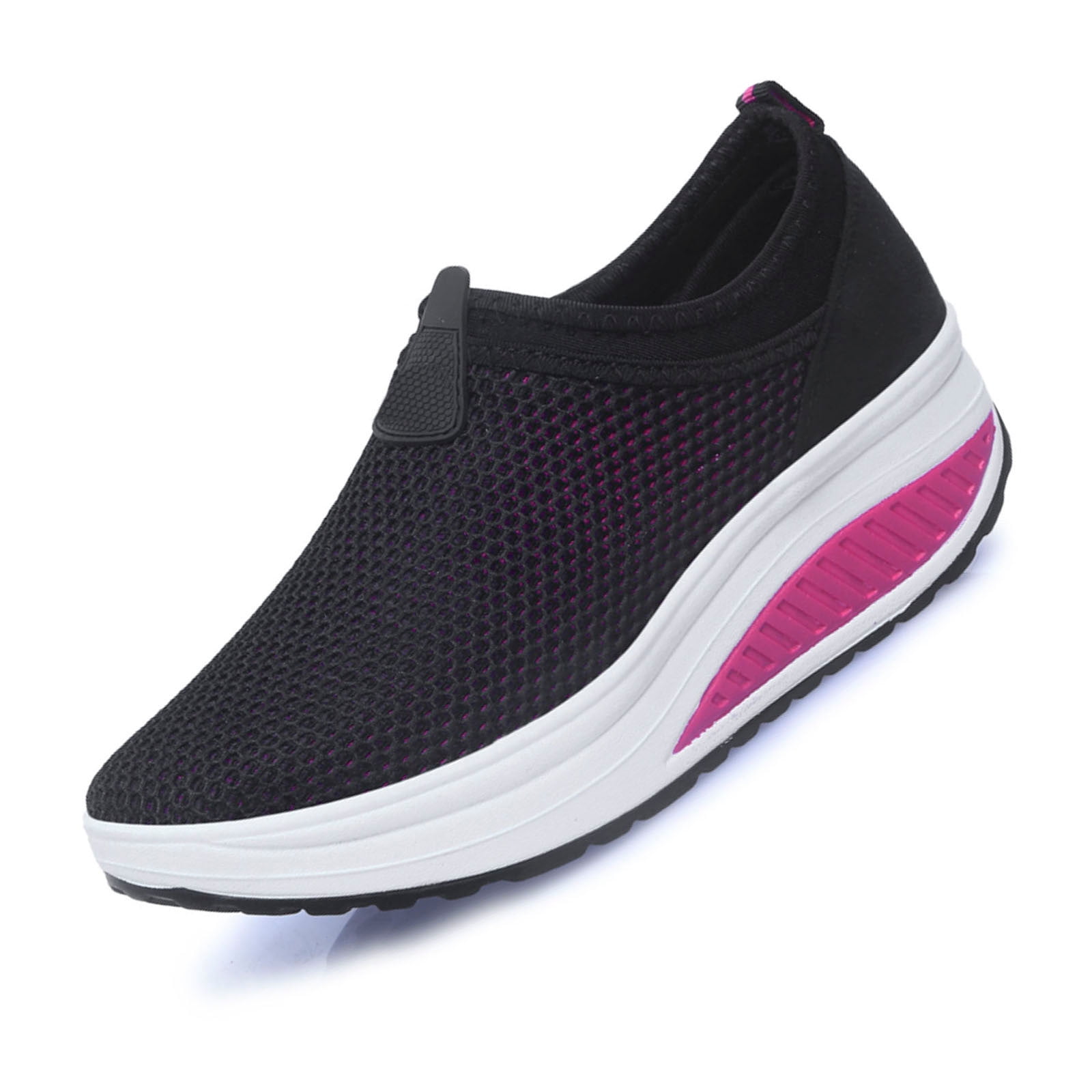 Dsscvnef Sport Chaussures de Marche pour Femmes Soutien de la