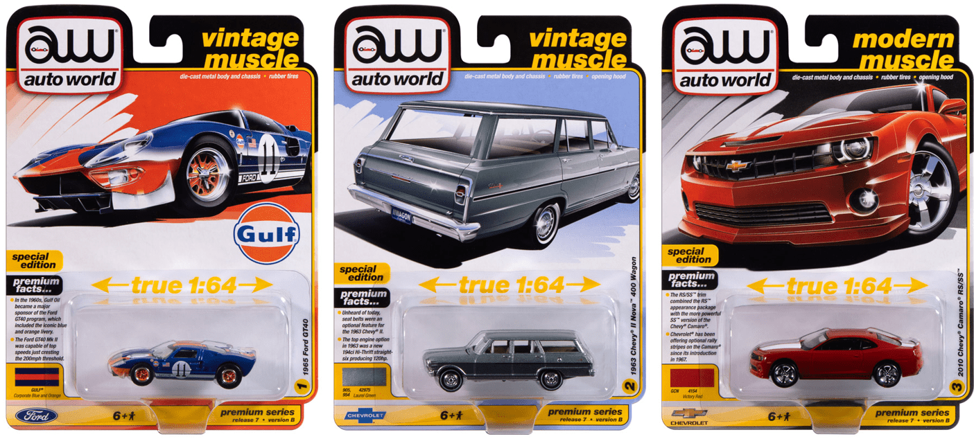 Auto World AW64492 1964 Ford GT40 Series B