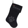 thumbnail image 2 of Christmas Stocking Rhinestone, "Believe", 2 of 5