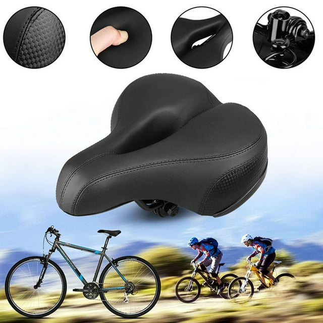 BRIGHTFUFU Bike Saddle Con Núcleo Hueco Y Espuma Gruesa Para Soporte Antideslizante En