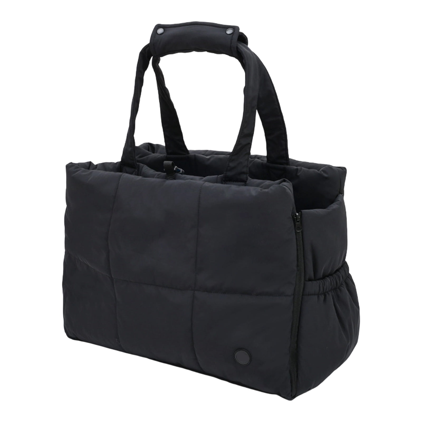 Pet Travel Shoulder Tote for Cats and Small Dogs Soft Bag with Removable Mat Tether Strap and Zip Pocket Storage