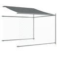 thumbnail image 2 of vidaXL Dog Cage with Roof and Door Gray 13.1'x6.6'x6.6' Galvanized Steel, 2 of 7
