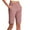 Pink1, variant on Plebaso Women's Shorts Knee Length Stretch Long Shorts Womens Summer Athletic Walking Shorts with Pockets