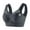 Grey, variant on Plus Size Wireless Bras for Women Sheer Trim Push up Lush Liftting Padded Bra Seamless Breathable Full Coverage Bralettes for Everyday Wear(Heart Graphic) 4XL